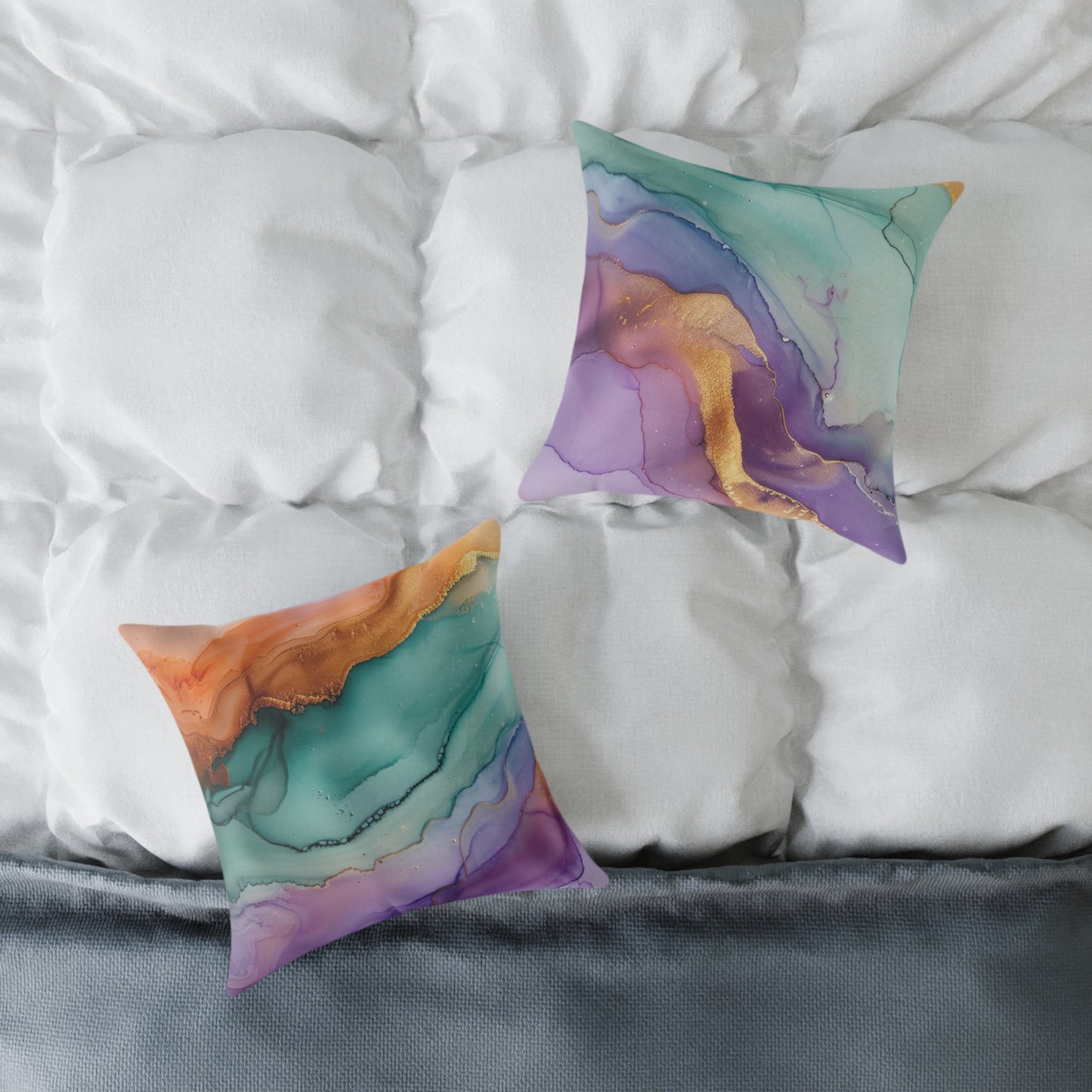 Square Poly Canvas Pillow