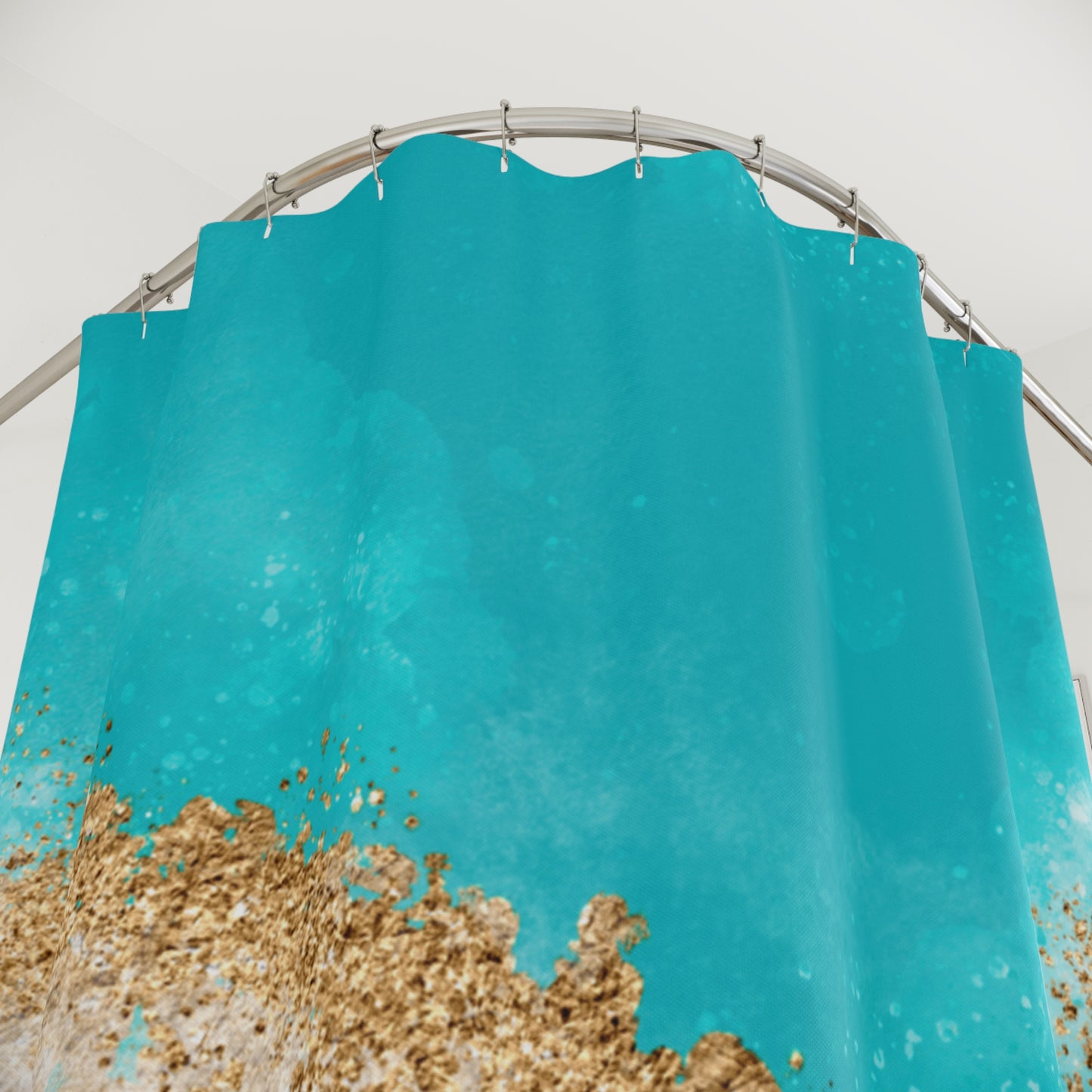 Coastal Vibes Shower Curtain | Beach Decor, Bathroom Accessory, Nautical Theme, Ocean Inspired, Summer Home Decor