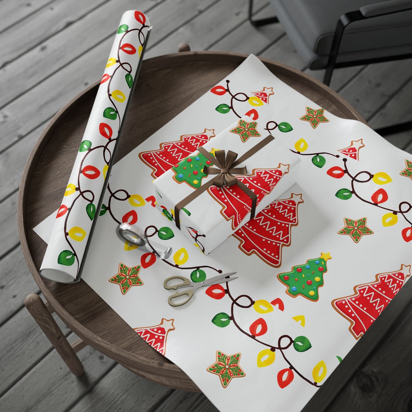 Festive Holiday Wrapping Paper, Christmas Gift Wrap, Seasonal Wrap, Colorful Gift Wrap, Merry Christmas Decor, Eco-Friendly Wrapping
