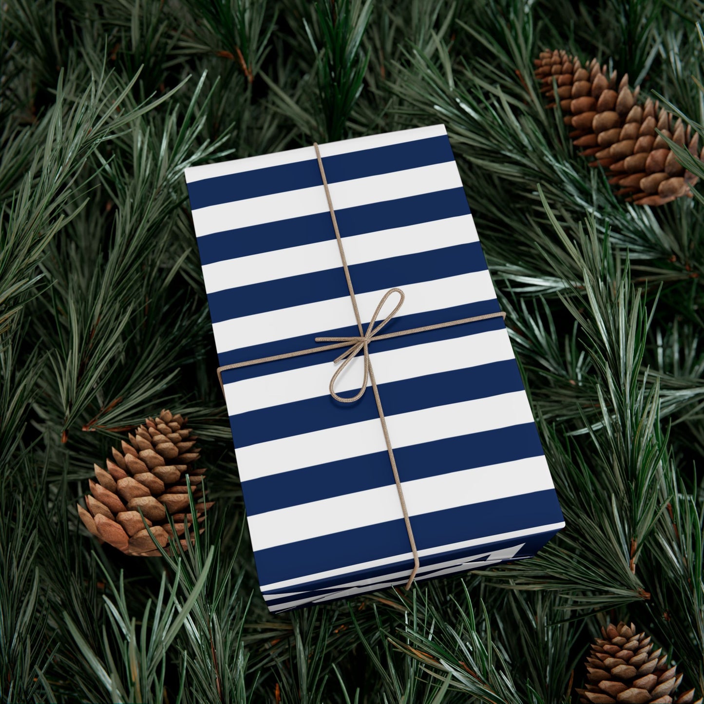 Nautical Stripe Gift Wrap Papers | Eco-Friendly Wrapping Paper for Birthdays, Holidays, Parties, and Special Occasions, Blue Striped [...]