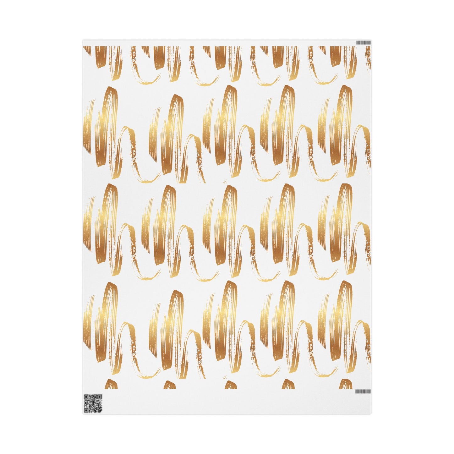 Elegant Gold Brushstroke Wrapping Papers - Gift Wrap, Party Decoration, Holiday Present, Wedding Decor, Birthday Gift Wrap