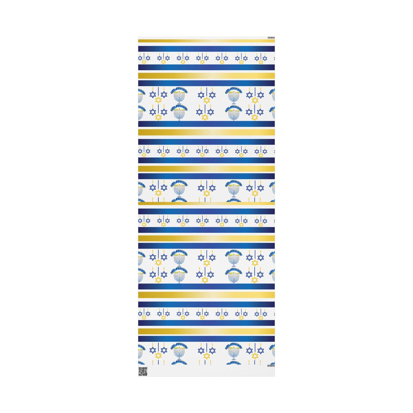 Hanukkah Wrapping Papers, Festive Gift Wrap for Jewish Celebrations, Menorah and Star of David Design, Holiday Gift Wrap, Eco-Friendly Paper