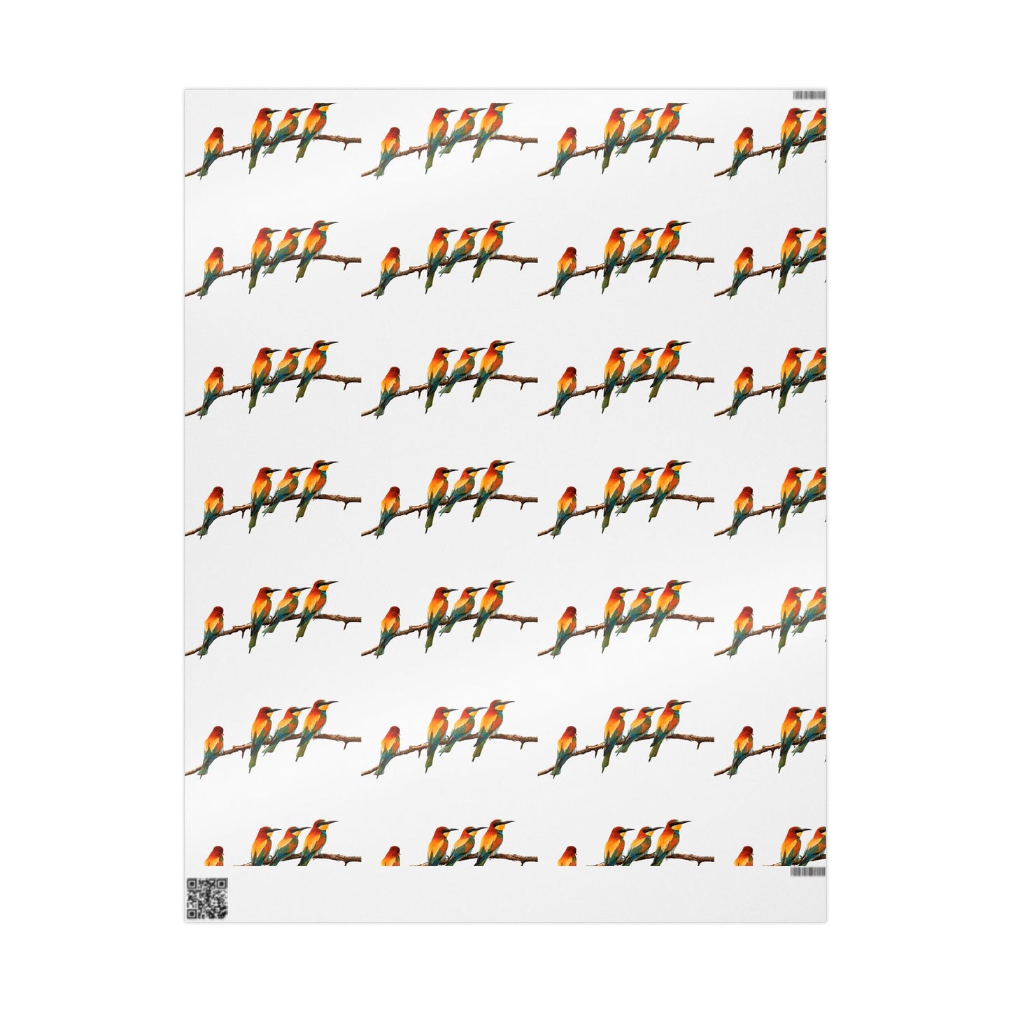 Vibrant Tropical Bird Wrapping Paper, Eco-Friendly Gift Wrap, Holiday Celebrations, Birthday Parties, Eco-Conscious Packaging