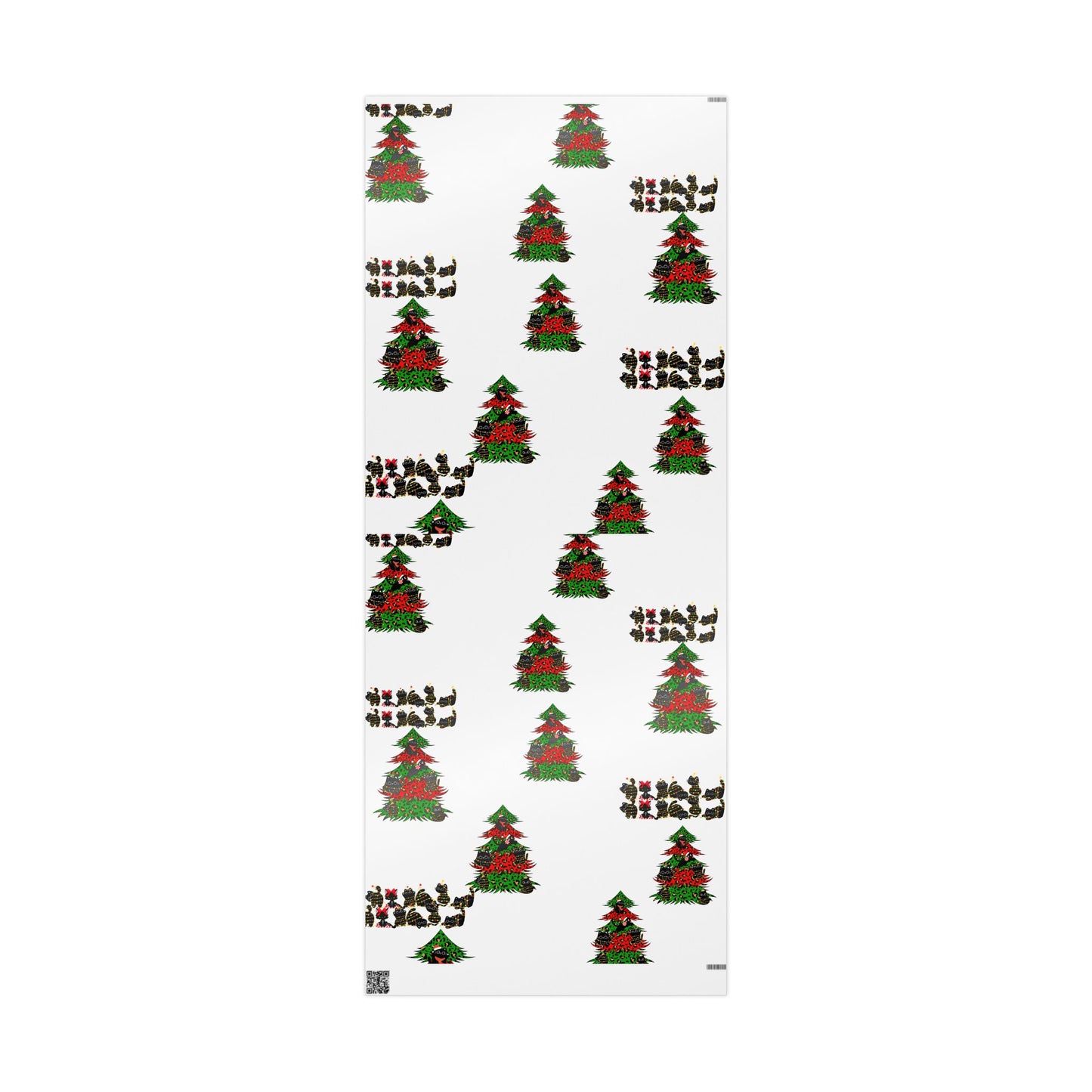Festive Wrapping Paper - Holiday Gift Wrap, Christmas Packaging, Eco-Friendly Wrap, Party Decorations, Cat Lovers Gifts