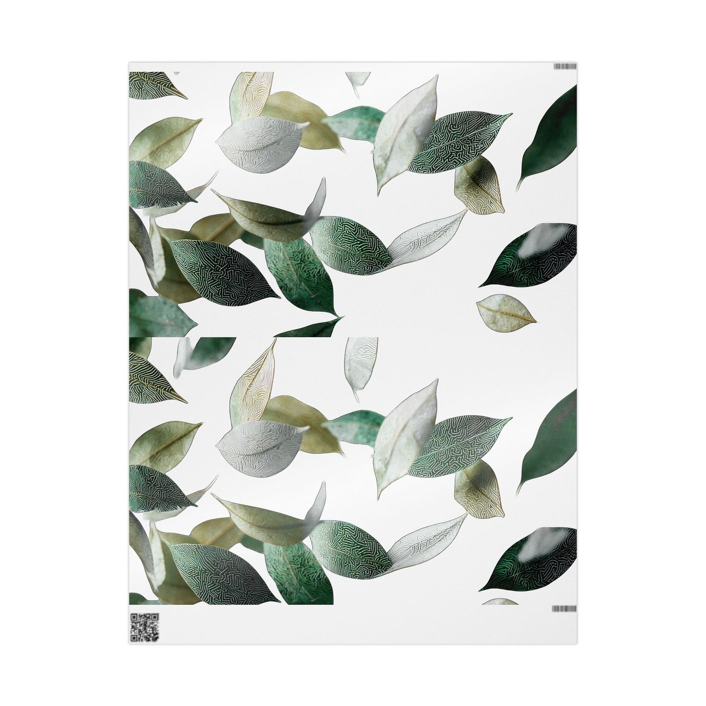 Elegant Botanical Wrapping Paper, Eco-Friendly Gift Wrap, Floral Gift Wrap, Wrapping for Birthdays, Holidays, Special Occasions