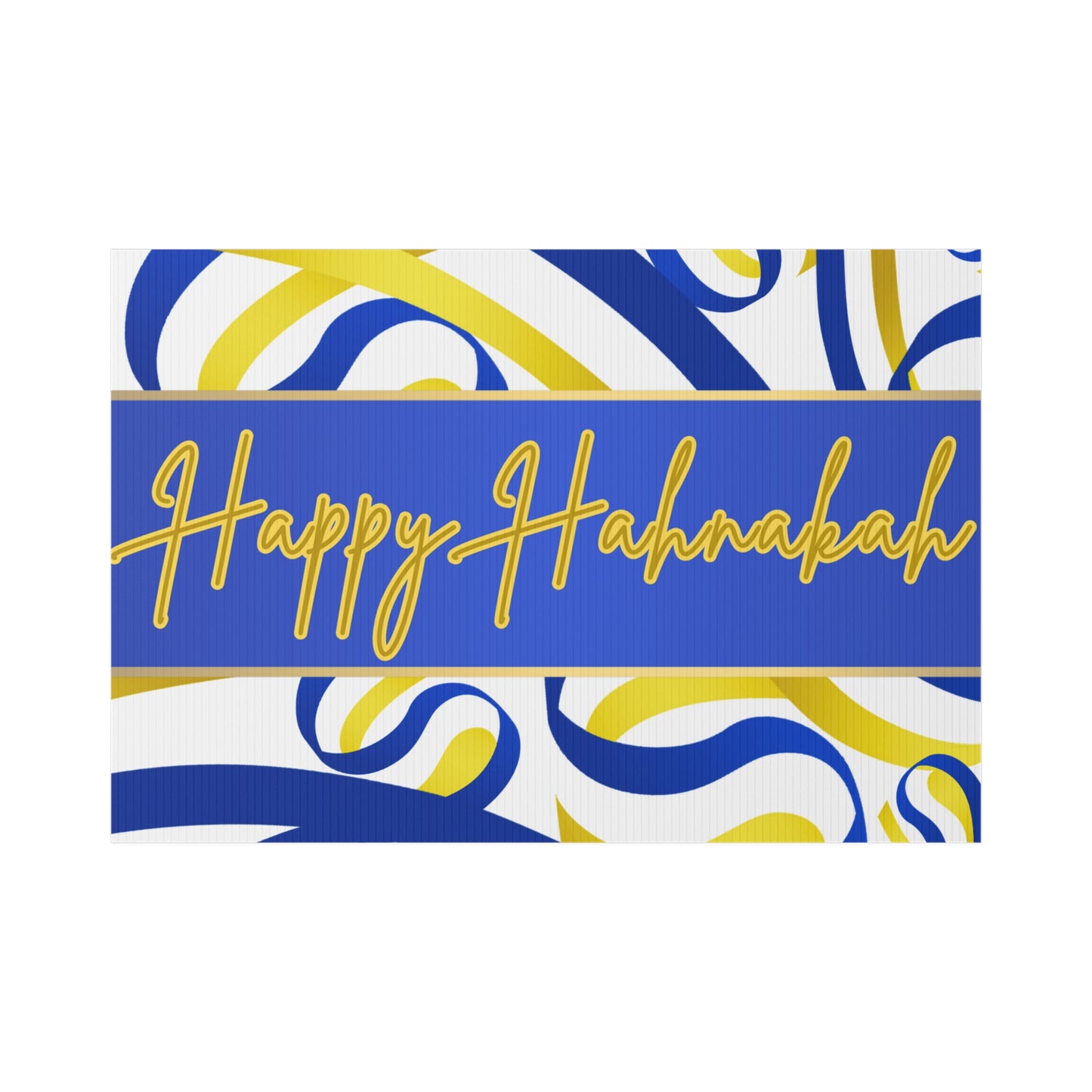 Happy Hanukkah Lawn Sign, Holiday Decor, Outdoor Decorations, Festive Yard Sign, Jewish Celebration Sign, Home Decor