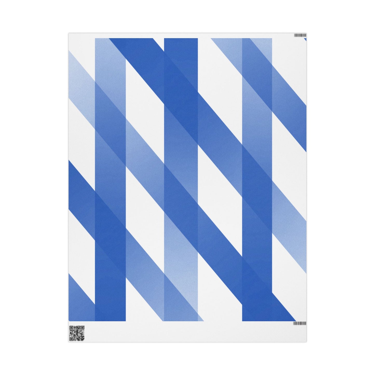 Blue Ombre Wrapping Paper, Elegant Gift Wrap for Birthdays, Weddings, Anniversaries, Holidays, DIY Crafts