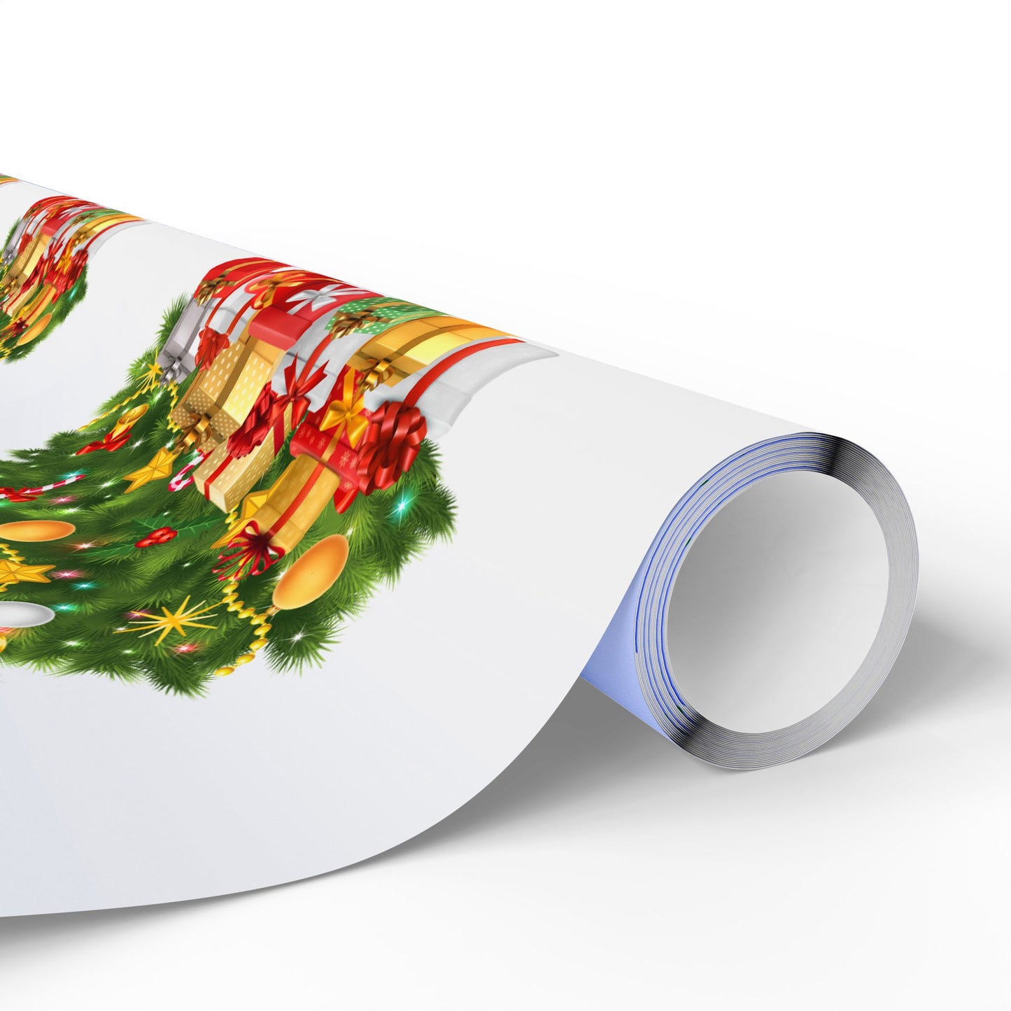 Christmas Wrapping Paper, Holiday Gift Wrap, Festive Tree Design, Cute Gift Wrap, Merry Christmas Decor