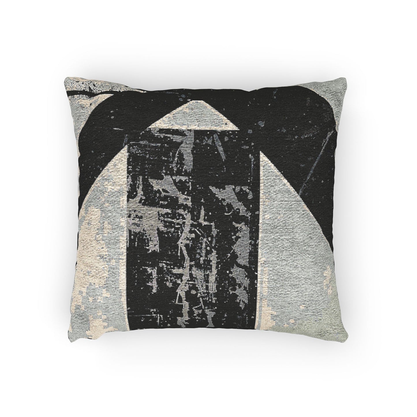 Modern Geometric Woven Pillow, Stylish Home Decor, Throw Cushion, Gift for Her, Boho Living Room, Trendy Accent Pillow