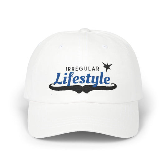 Irregular Lifestyle Classic Dad Cap - Casual White Hat for Everyday Wear