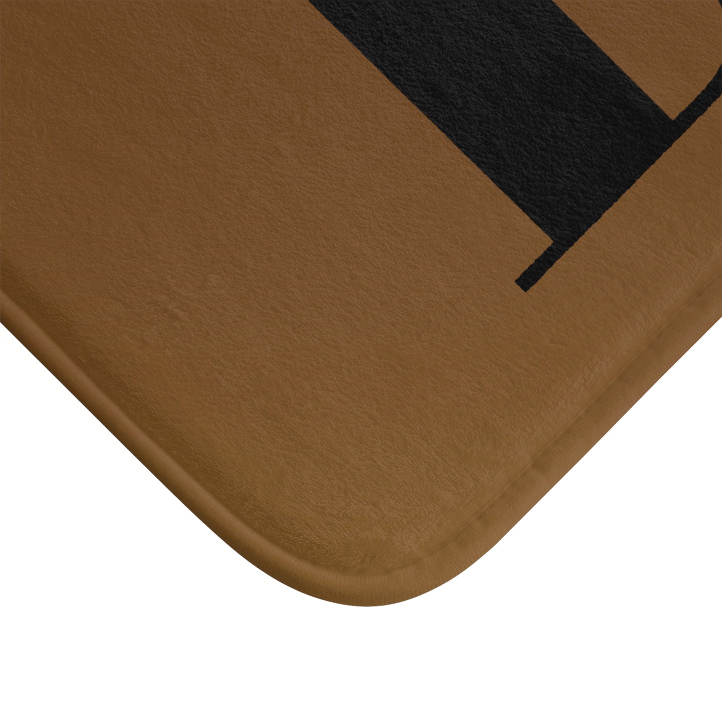 Cozy Earth-Tone Bath Mat, Soft Bath Rug, Non-Slip Bathroom Mat, Eco-Friendly Shower Mat, Comfortable Home Décor