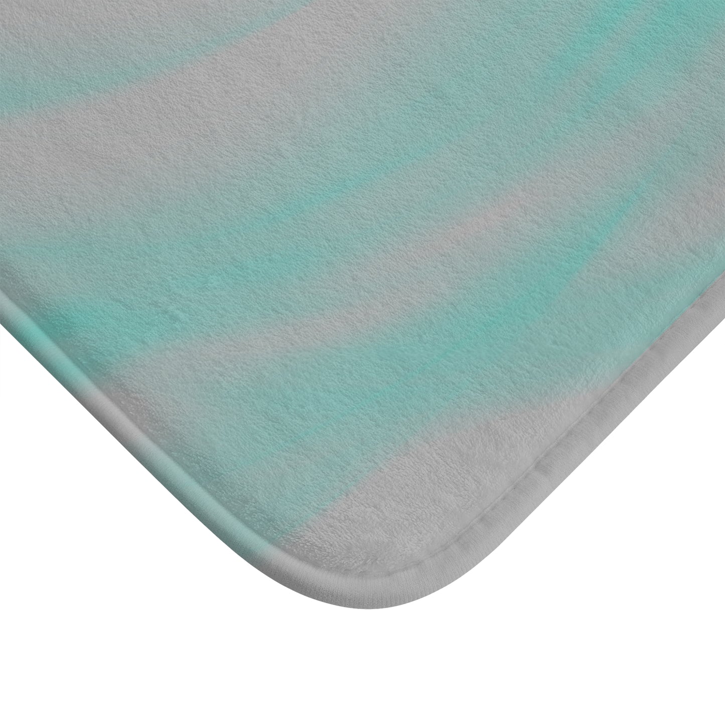 Serene Aqua Bath Mat, Soft Bathroom Rug, Turquoise Decorative Mat, Spa Vibe Home Decor, Bathroom Accessories, Gift for Housewarming