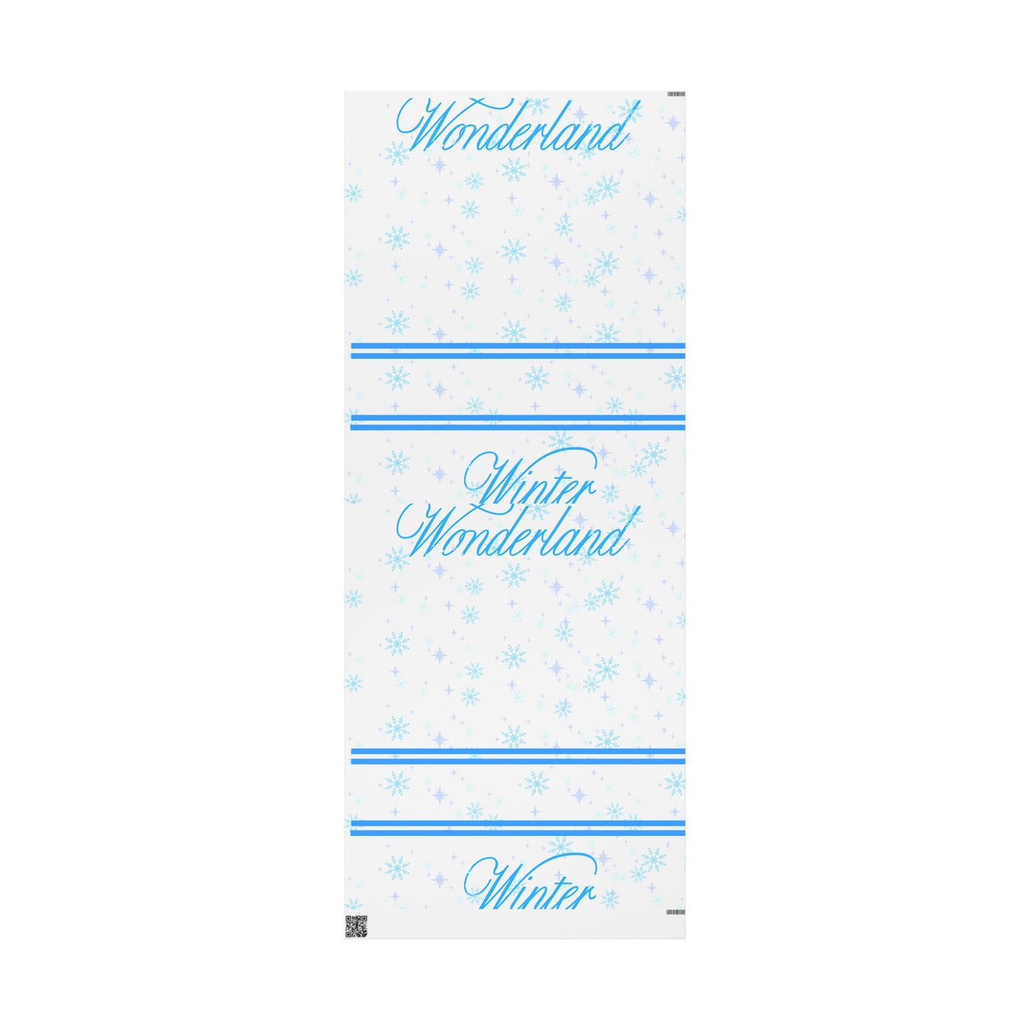 Winter Wonderland Wrapping Paper, Holiday Gift Wrap, Snowflake Design, Cute Christmas Wrapping, New Year Packaging, Seasonal Decorations