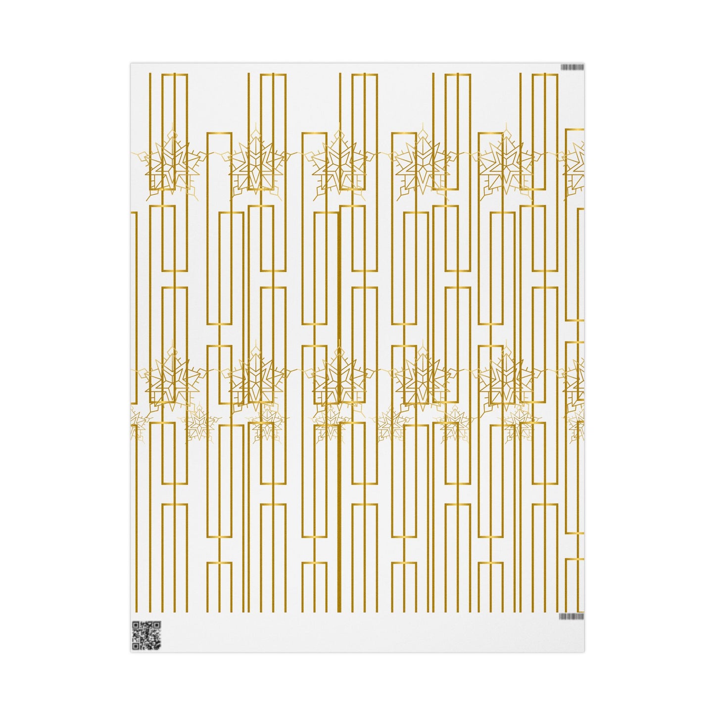 Elegant Gold-Patterned Wrapping Paper for Gifts, Holiday Wrap, Party Supplies, Eco-Friendly Gift Wrap, Stylish Present Decor