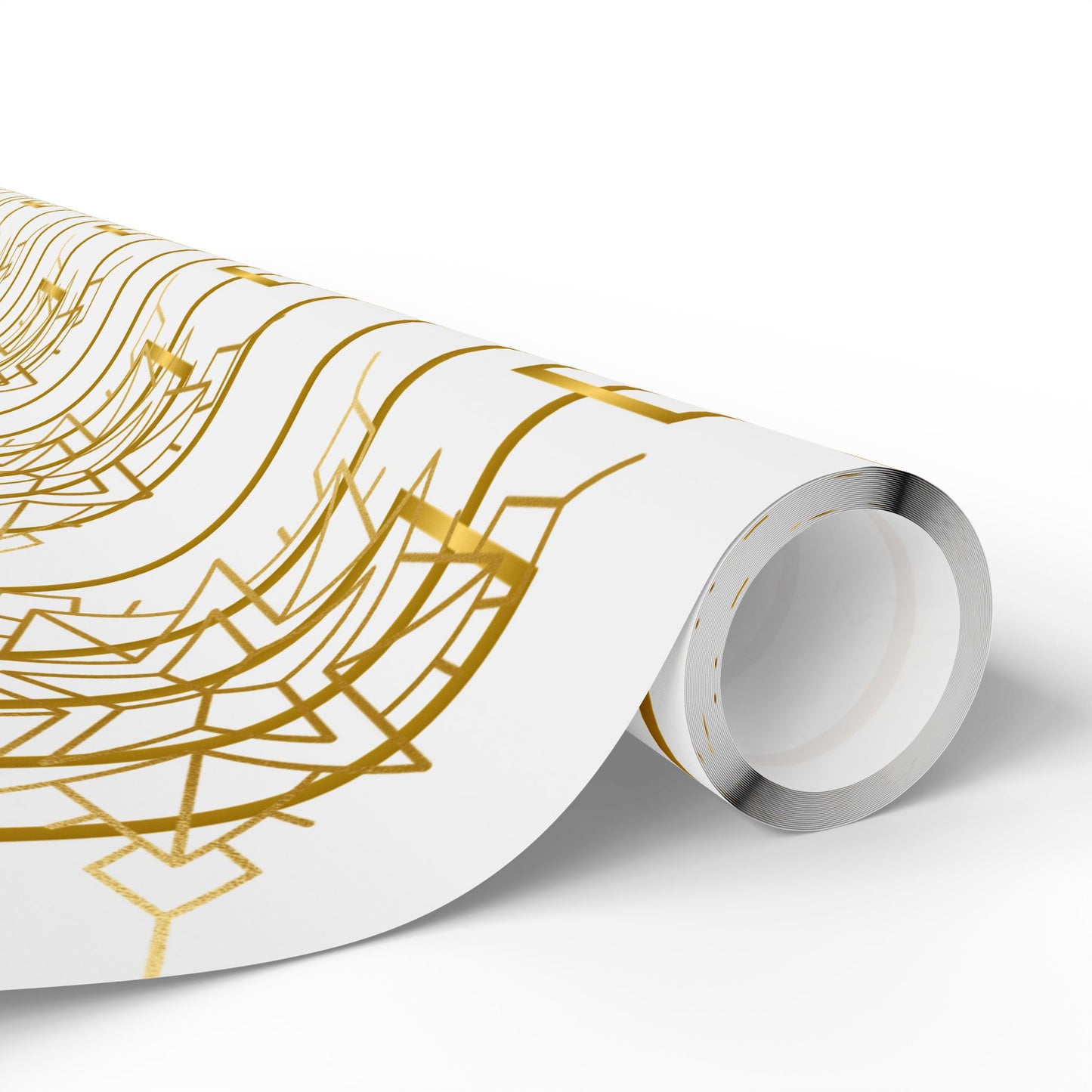 Elegant Gold-Patterned Wrapping Paper for Gifts, Holiday Wrap, Party Supplies, Eco-Friendly Gift Wrap, Stylish Present Decor