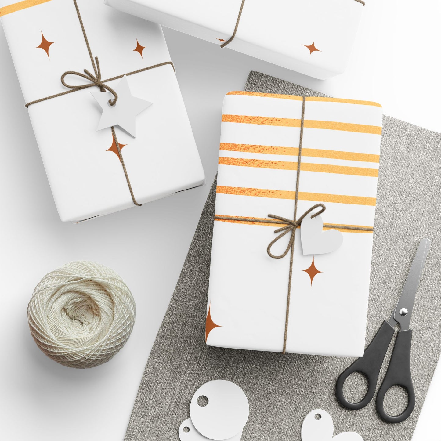Elegant Starry Wrapping Paper, Gift Wrap for Holidays, Birthdays, Christmas, Parties, Year-round Celebrations