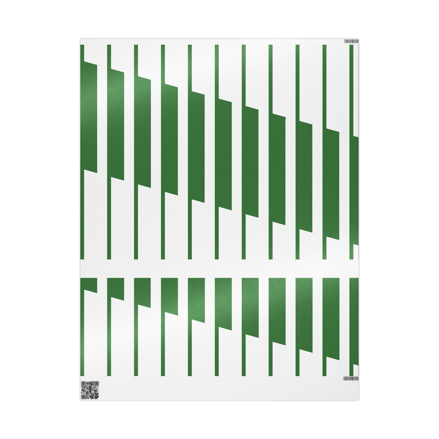 Chic Green Wrapping Paper, Modern Gift Wrap for Holidays, Birthdays, Eco-Friendly Packaging, Party Supplies, Creative Gift Ideas