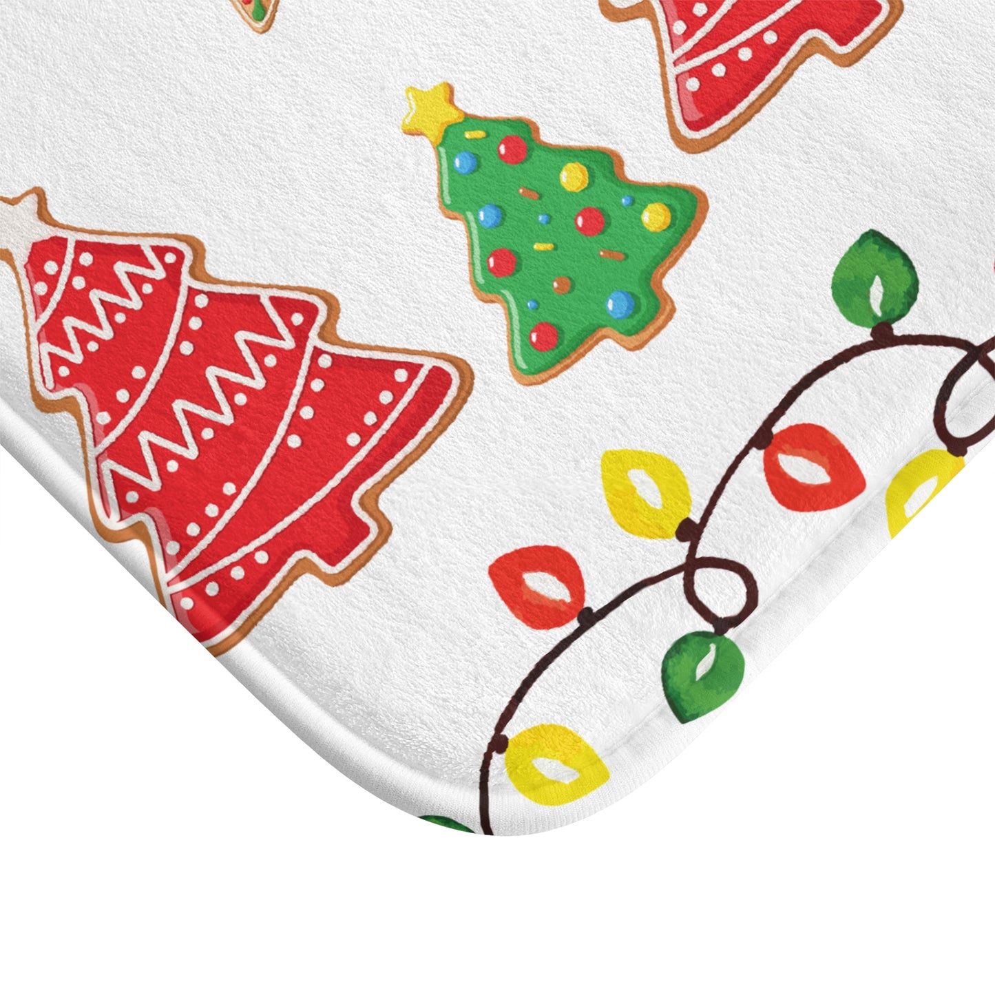 Festive Holiday Bath Mat, Christmas Decor, Cozy Holiday Vibes, Bathroom Accessory, Gift for Him/Her