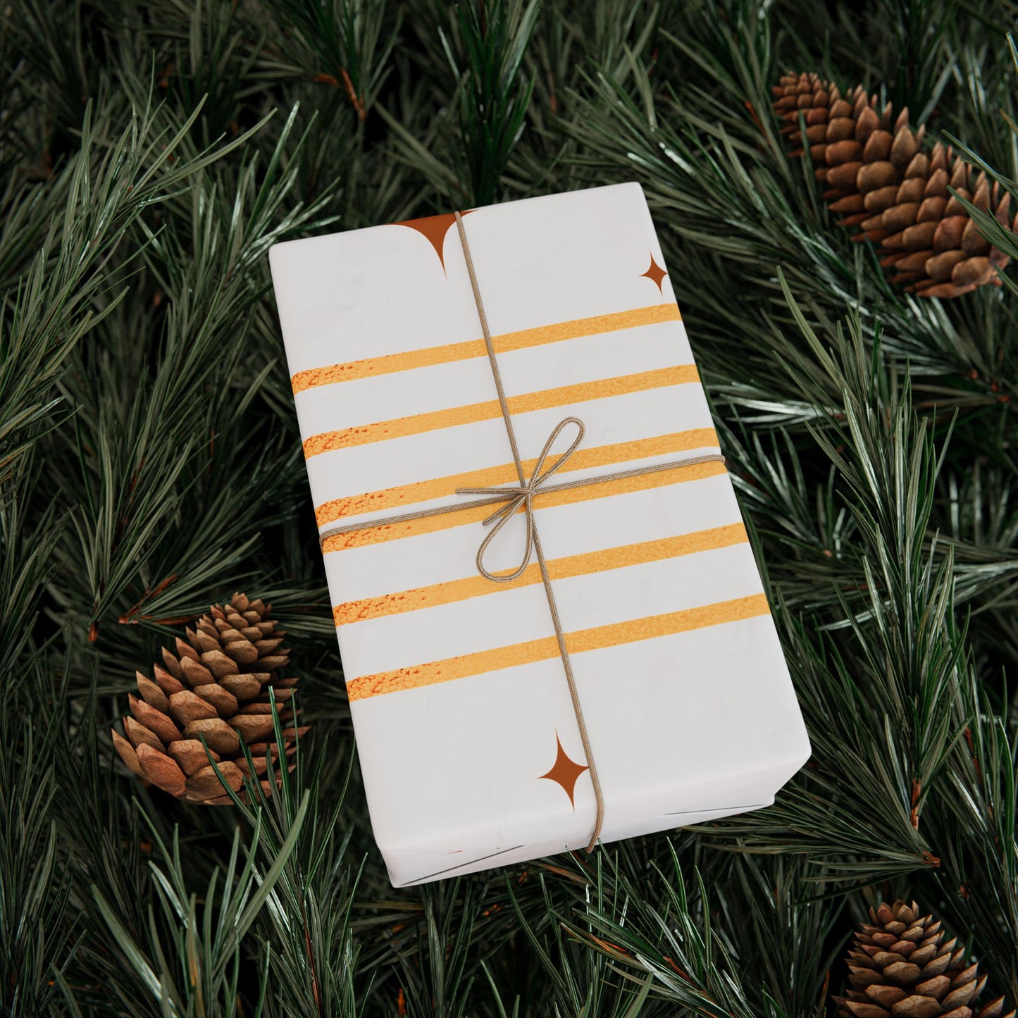 Elegant Starry Wrapping Paper, Gift Wrap for Holidays, Birthdays, Christmas, Parties, Year-round Celebrations