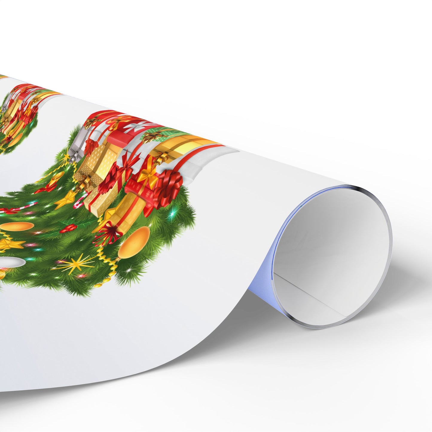 Christmas Wrapping Paper, Holiday Gift Wrap, Festive Tree Design, Cute Gift Wrap, Merry Christmas Decor