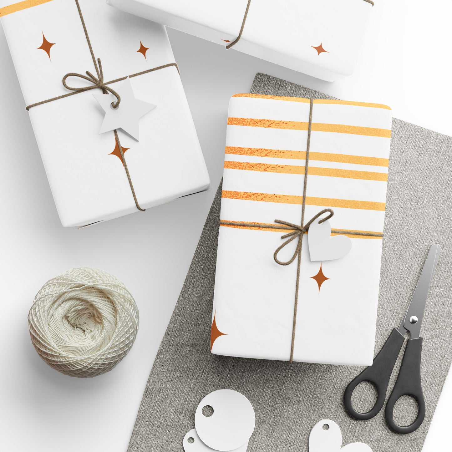 Elegant Starry Wrapping Paper, Gift Wrap for Holidays, Birthdays, Christmas, Parties, Year-round Celebrations