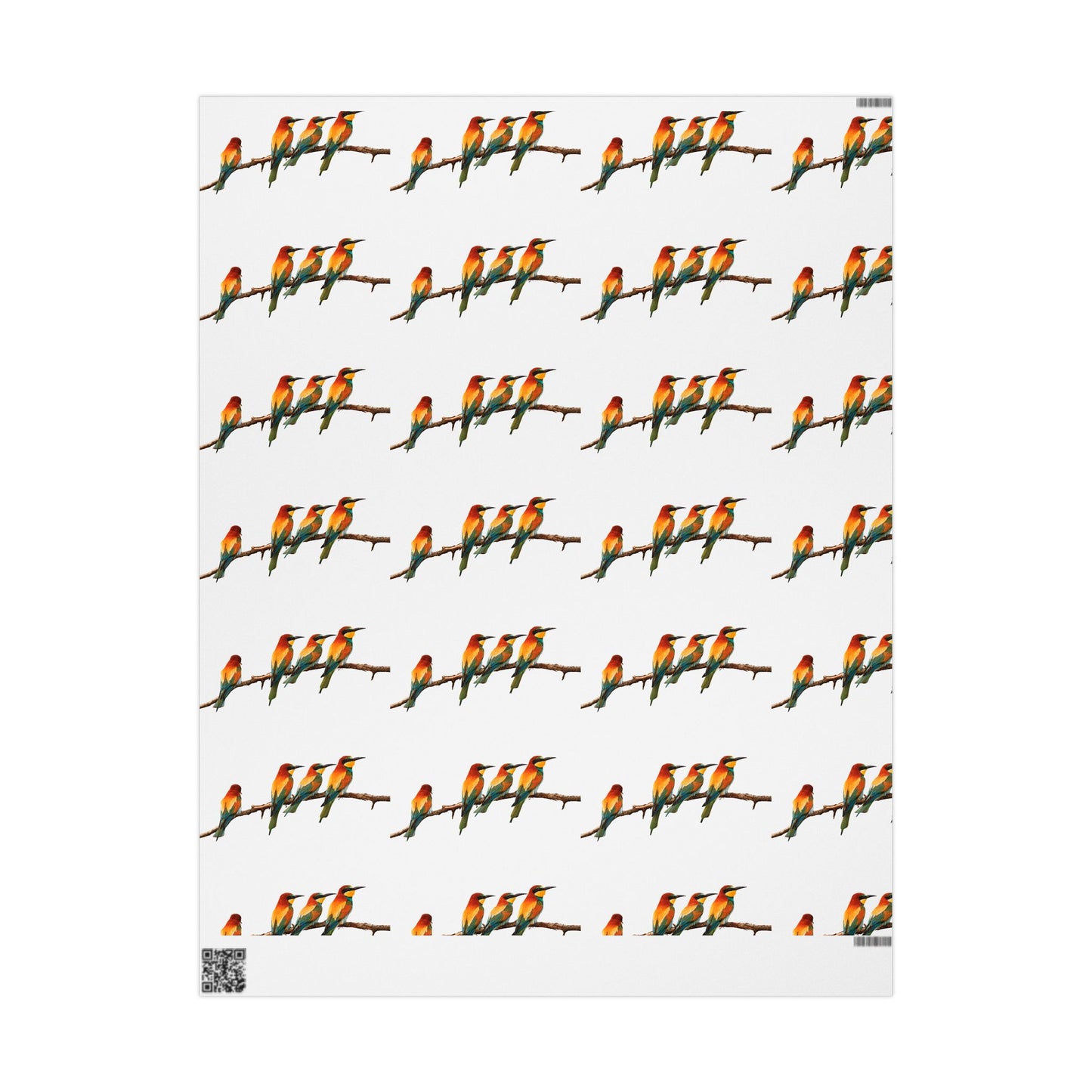 Vibrant Tropical Bird Wrapping Paper, Eco-Friendly Gift Wrap, Holiday Celebrations, Birthday Parties, Eco-Conscious Packaging