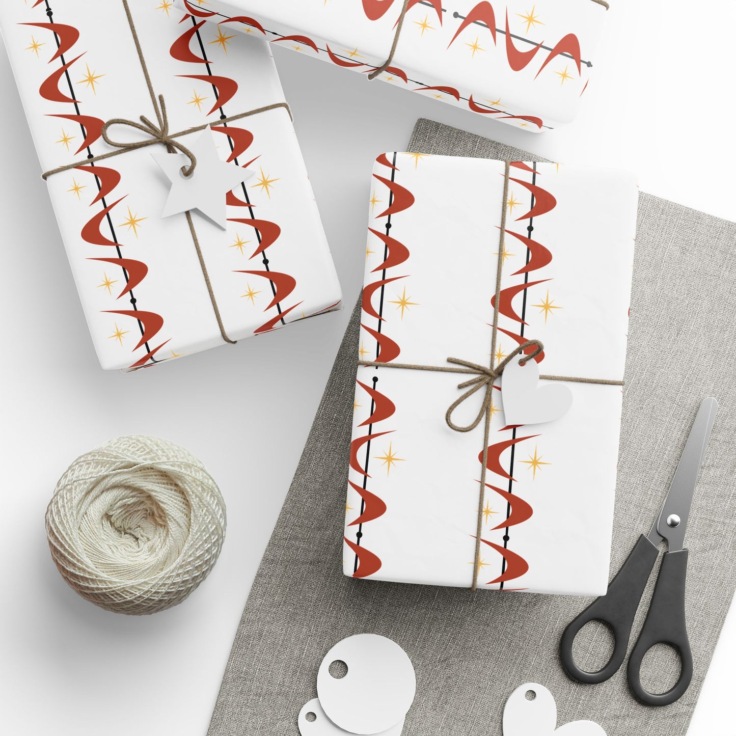 Festive Wrapping Paper, Holiday Gift Wrap, Decorative Paper for Parties, Christmas Wrapping, Birthday Packaging