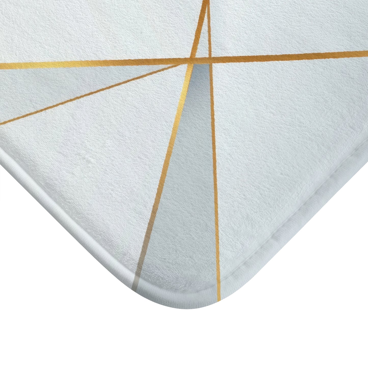 Elegant Geometric Bath Mat | Modern Bathroom Decor, Luxury Bathroom Rug, Soft and Absorbent Mat, Gift for Home, Stylish Decor