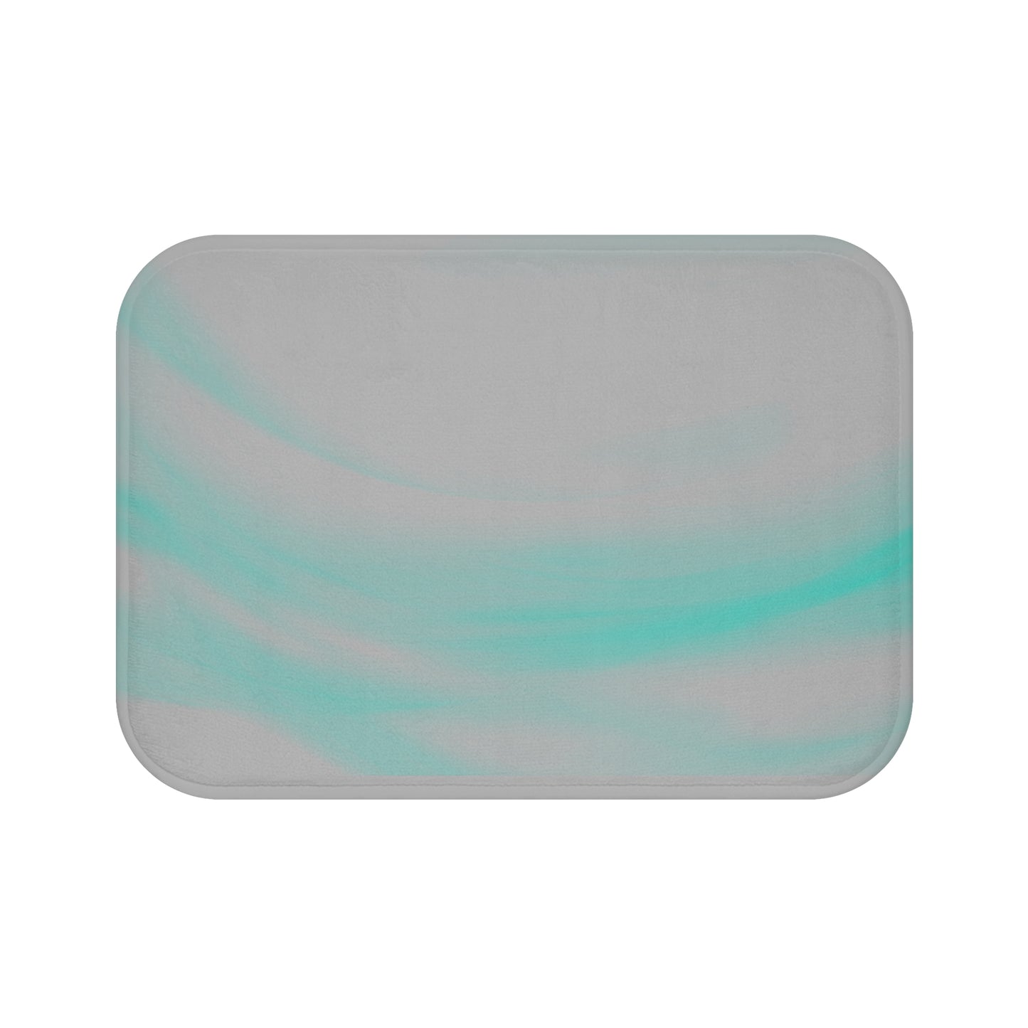 Serene Aqua Bath Mat, Soft Bathroom Rug, Turquoise Decorative Mat, Spa Vibe Home Decor, Bathroom Accessories, Gift for Housewarming