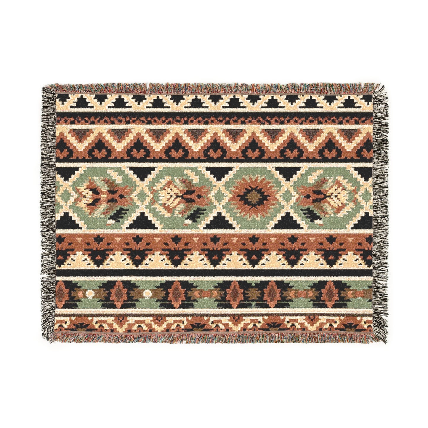 Cozy Woven Blanket - Bohemian Style Throw for Home, Gift for Housewarming, Picnic, Outdoor, and Cozy Nights