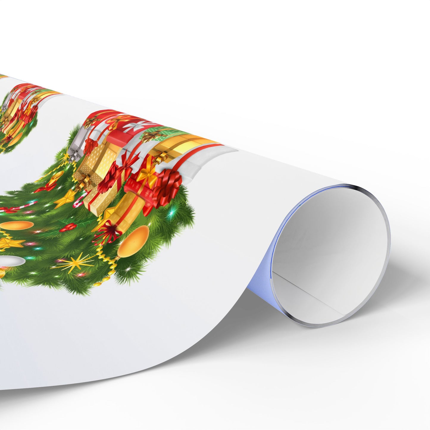 Christmas Wrapping Paper, Holiday Gift Wrap, Festive Tree Design, Cute Gift Wrap, Merry Christmas Decor