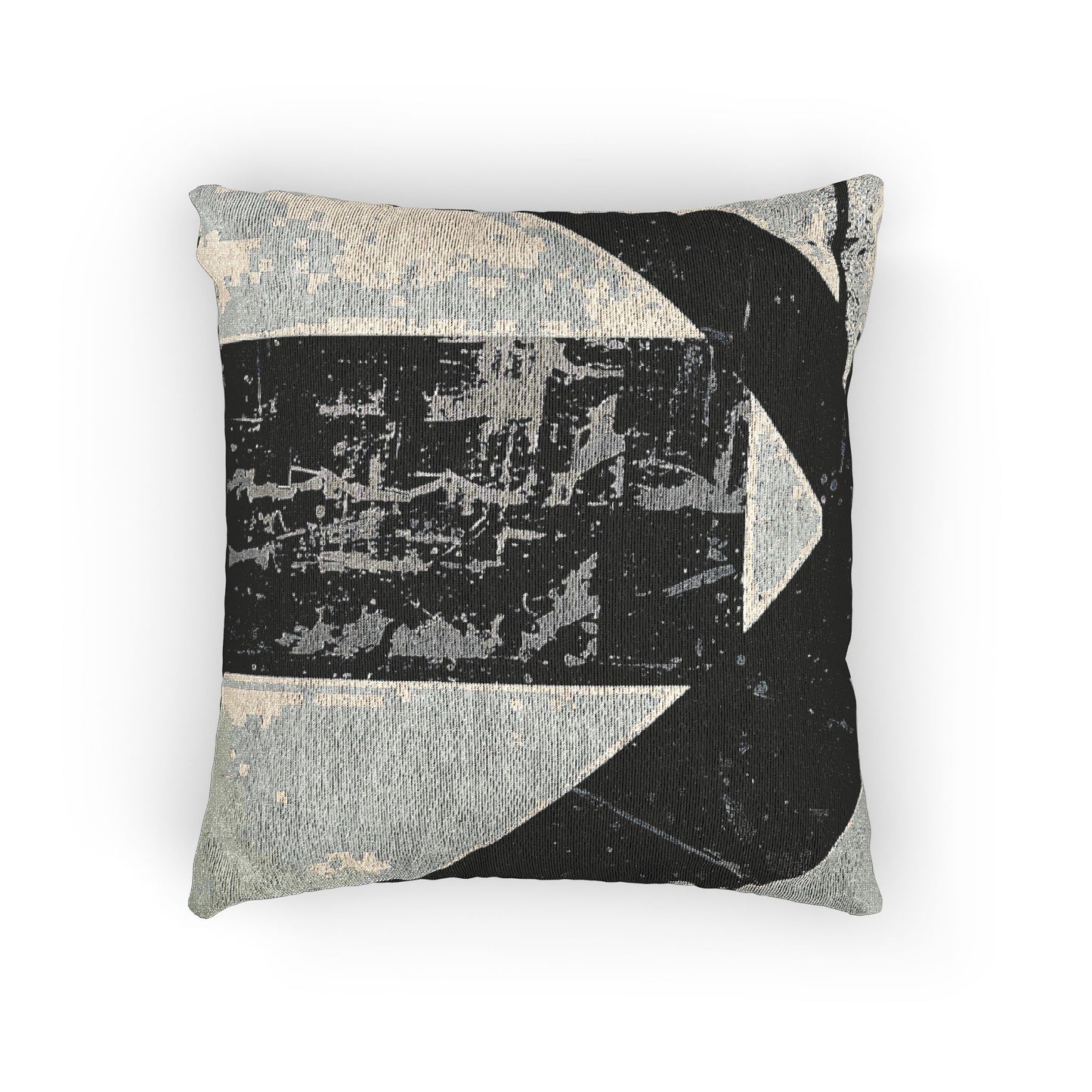 Modern Geometric Woven Pillow, Stylish Home Decor, Throw Cushion, Gift for Her, Boho Living Room, Trendy Accent Pillow