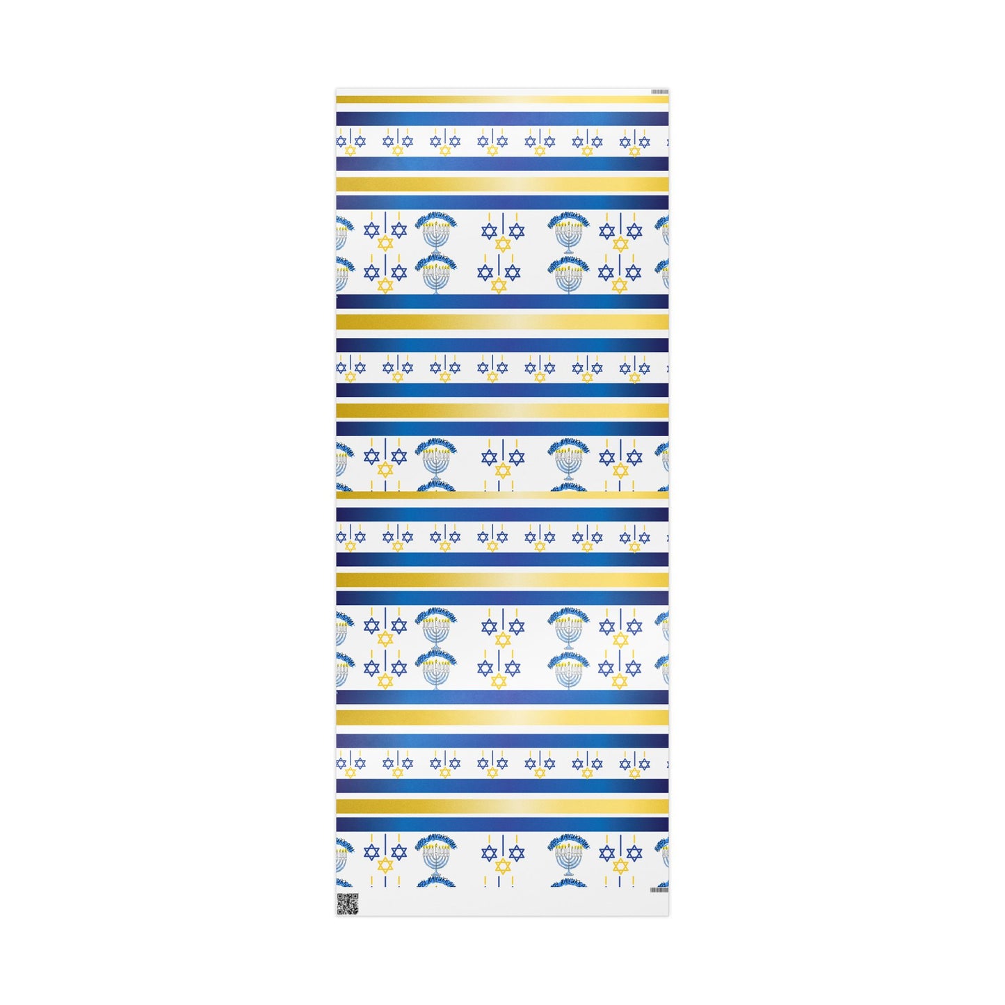 Hanukkah Wrapping Papers, Festive Gift Wrap for Jewish Celebrations, Menorah and Star of David Design, Holiday Gift Wrap, Eco-Friendly Paper