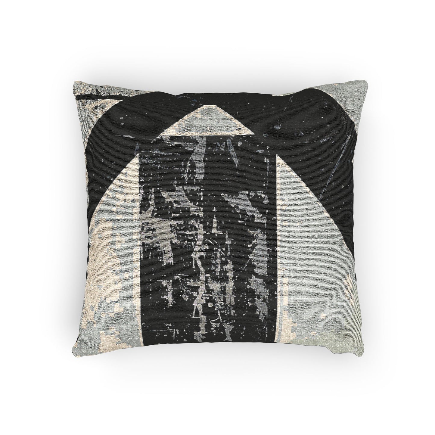 Modern Geometric Woven Pillow, Stylish Home Decor, Throw Cushion, Gift for Her, Boho Living Room, Trendy Accent Pillow