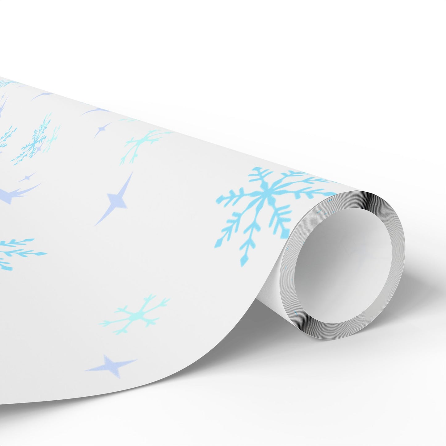 Winter Wonderland Wrapping Paper, Holiday Gift Wrap, Snowflake Design, Cute Christmas Wrapping, New Year Packaging, Seasonal Decorations