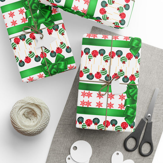 Festive Wrapping Paper, Holiday Gift Wrap Sheets, Christmas Present Wrap, Eco-Friendly Wrap, Decorative Holiday Paper