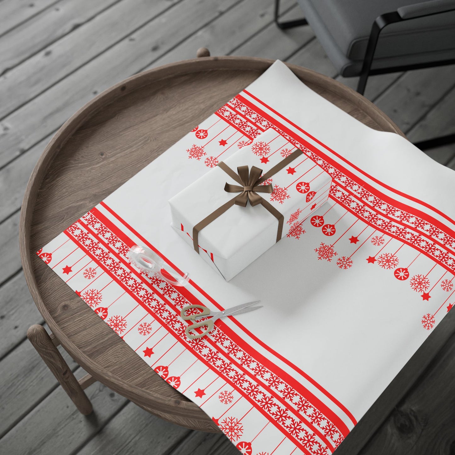 Festive Wrapping Paper Roll - Holiday Gift Wrap, Christmas, Seasonal Parties, DIY Crafts, Birthday Decorations