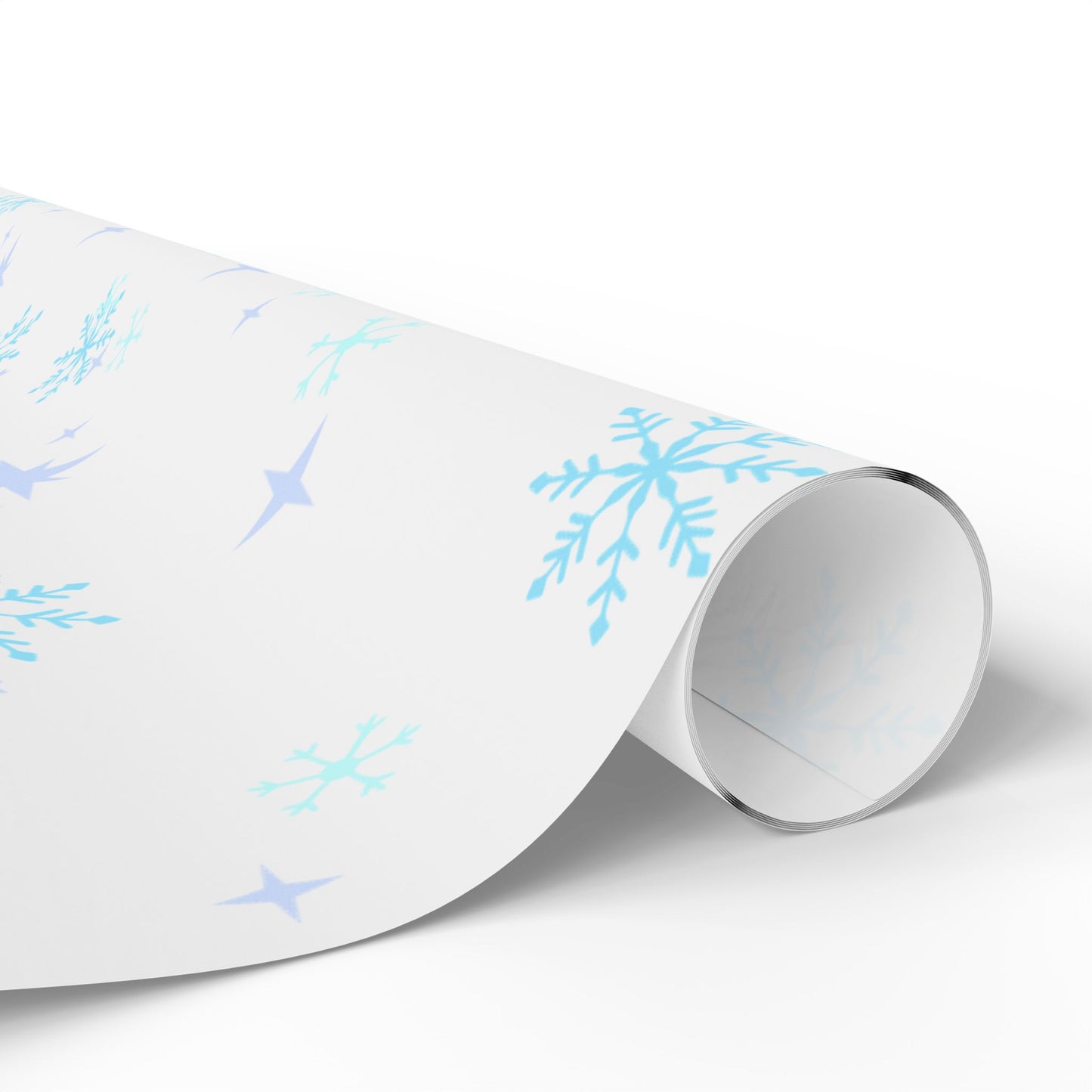 Winter Wonderland Wrapping Paper, Holiday Gift Wrap, Snowflake Design, Cute Christmas Wrapping, New Year Packaging, Seasonal Decorations