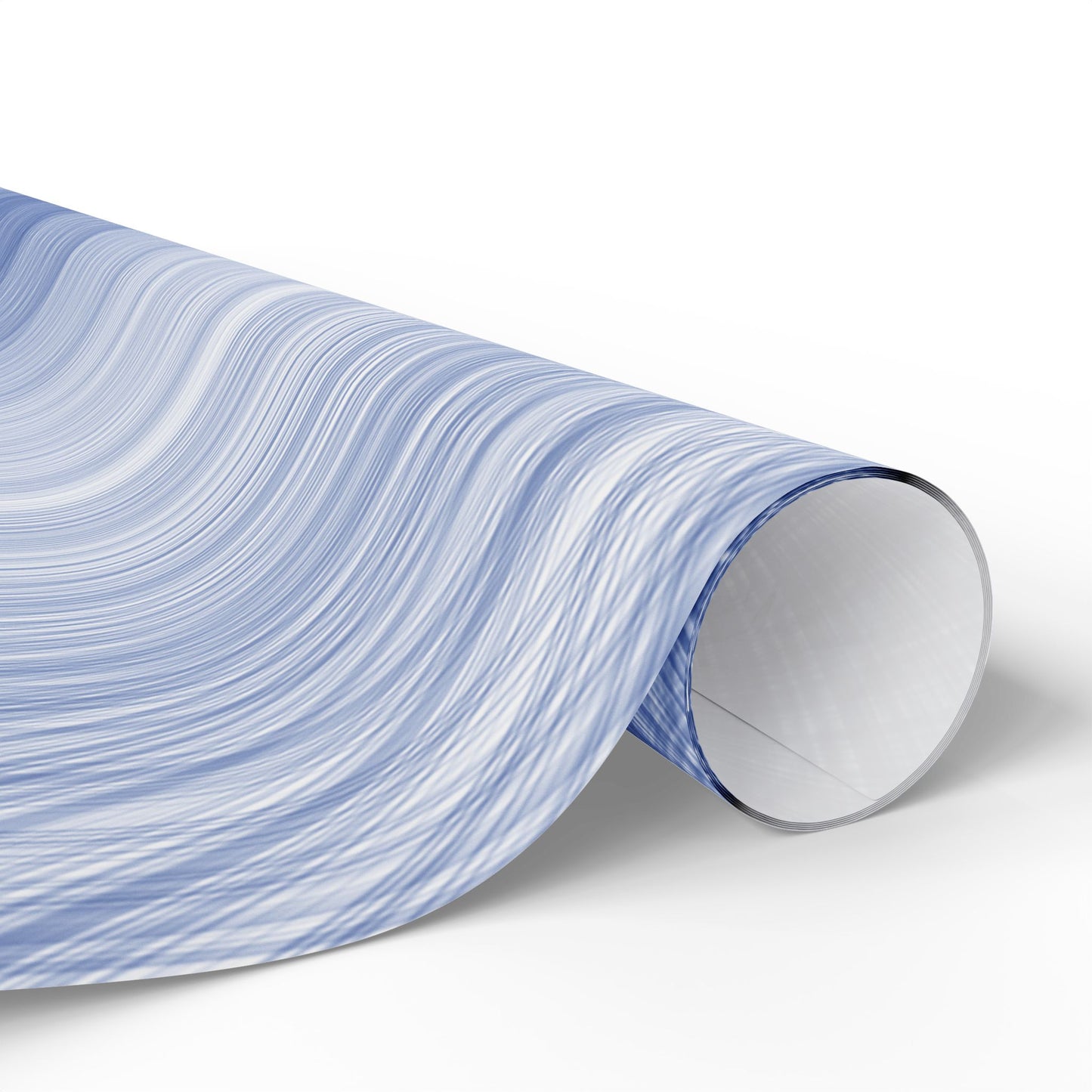 Elegant Blue Wave Wrapping Paper, Gift Wrap, Birthday, Wedding, Holiday, Unique Present Decoration, Eco-Friendly Wrapping