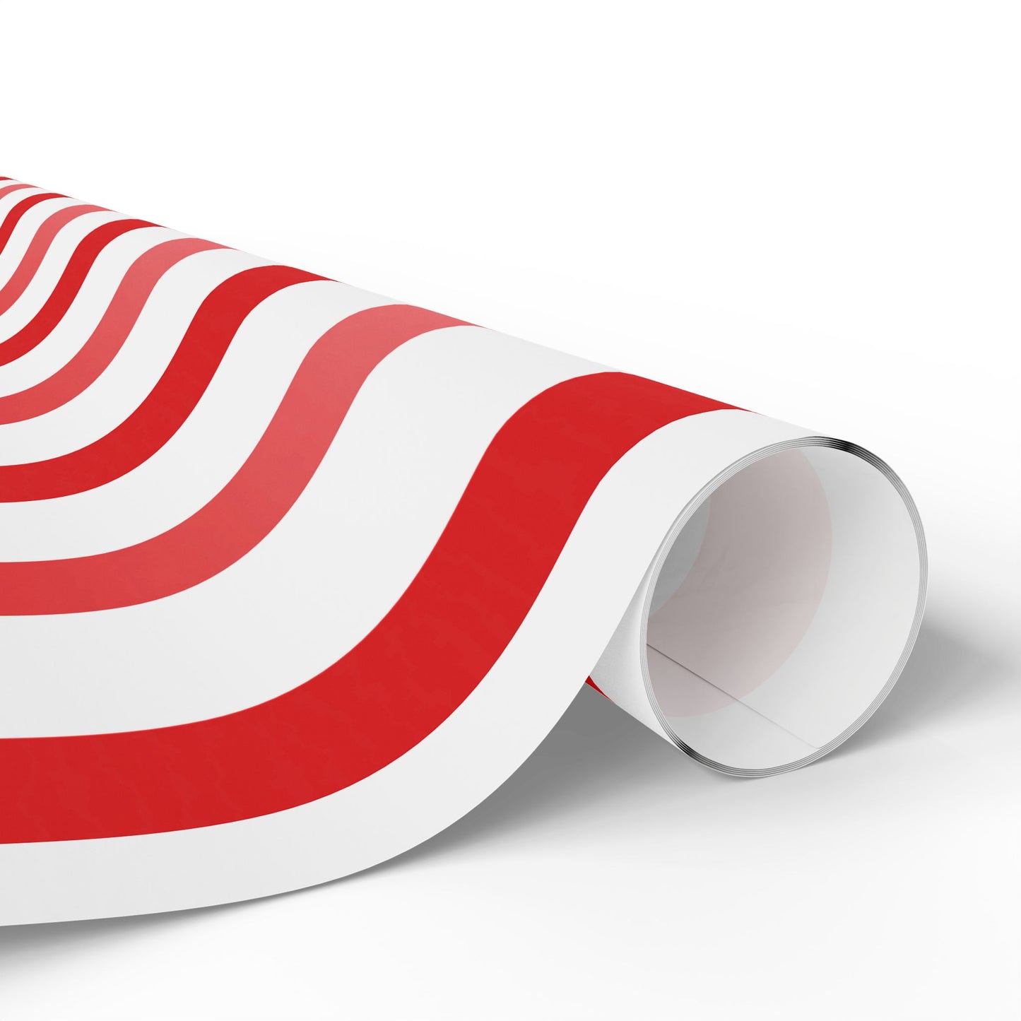 Festive Wrapping Paper, Gift Wrap for Holidays, Christmas, Birthdays, Special Occasions, Red and White Stripes