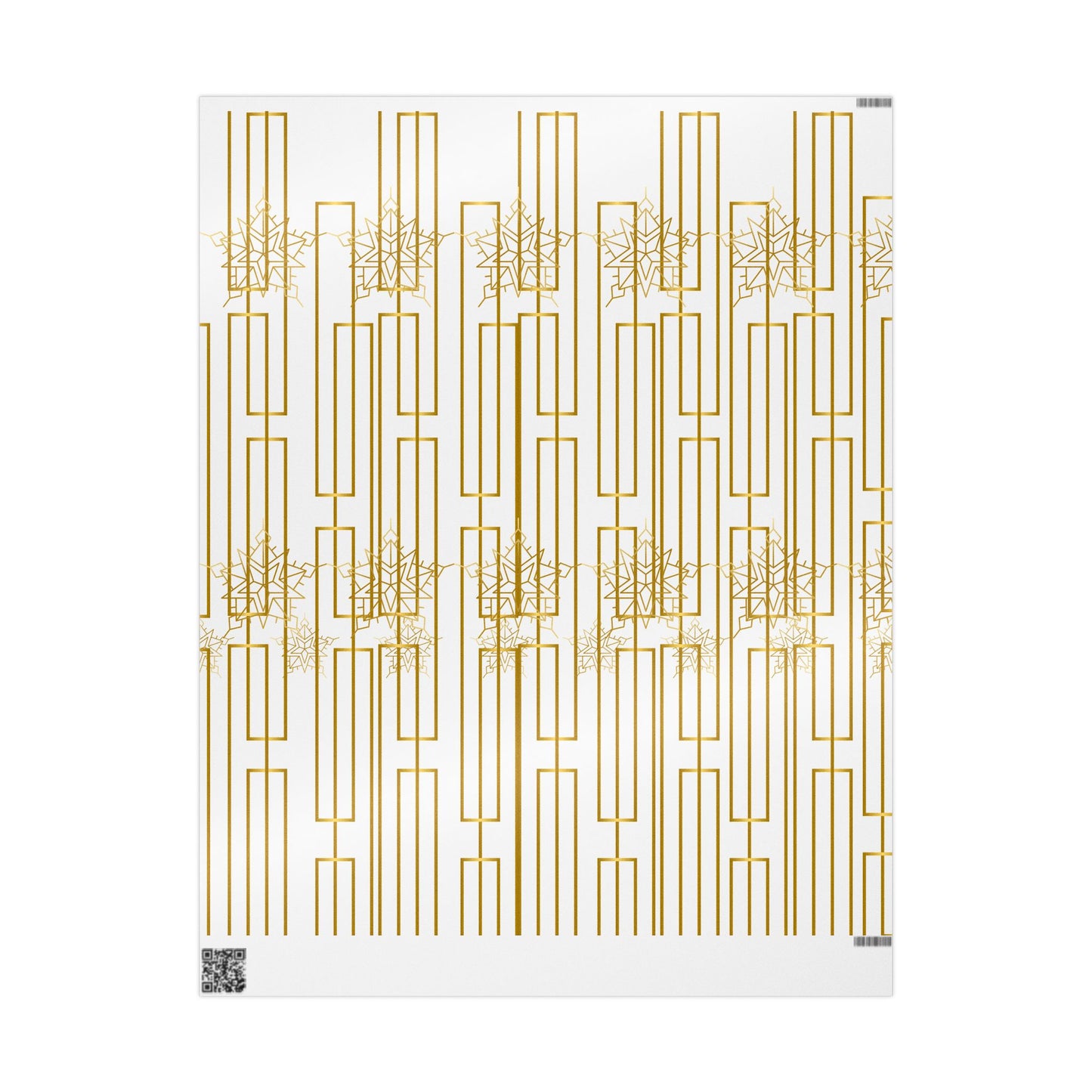 Elegant Gold-Patterned Wrapping Paper for Gifts, Holiday Wrap, Party Supplies, Eco-Friendly Gift Wrap, Stylish Present Decor