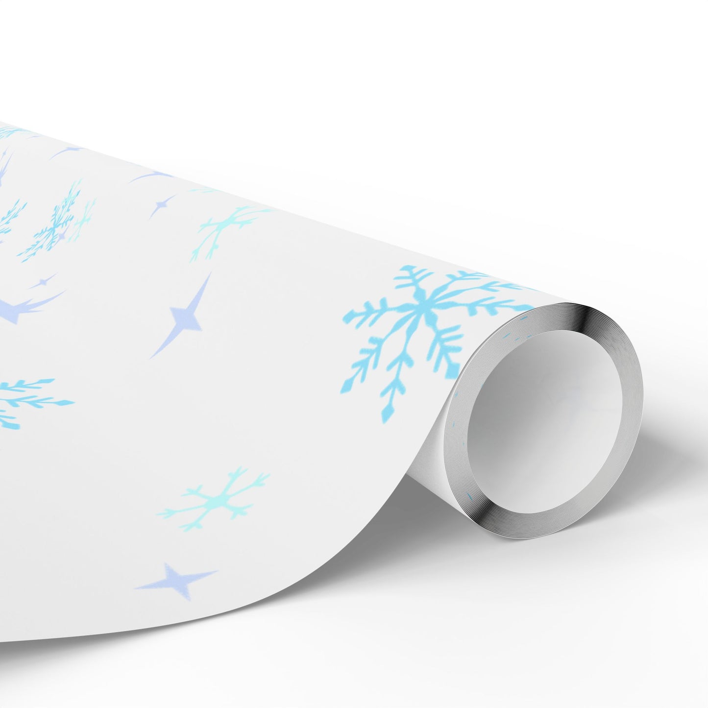 Winter Wonderland Wrapping Paper, Holiday Gift Wrap, Snowflake Design, Cute Christmas Wrapping, New Year Packaging, Seasonal Decorations