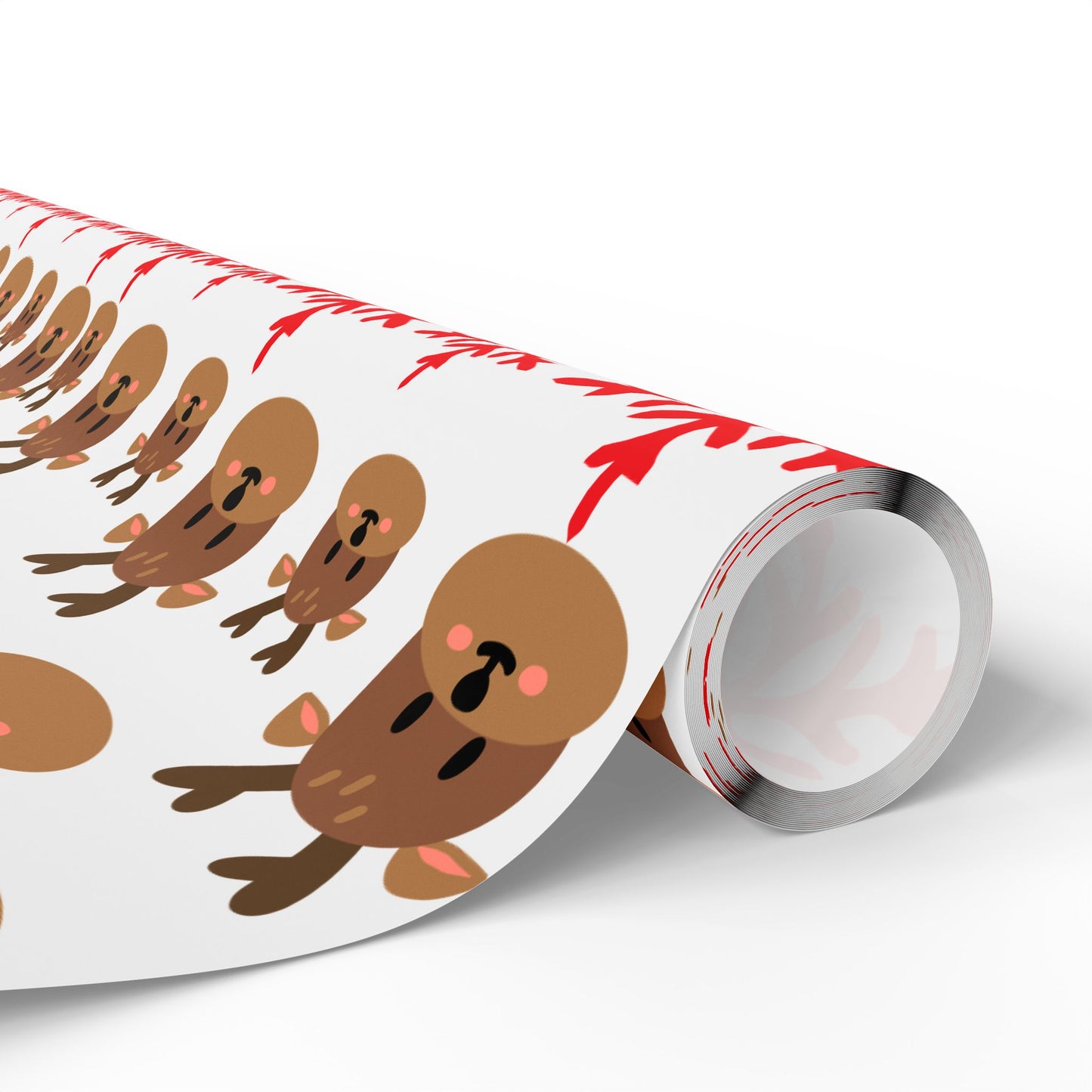 Festive Wrapping Paper for Holiday Gifts, Cute Animal Print Gift Wrap, Christmas Decoration, Birthday Party Wrap, Eco-friendly
