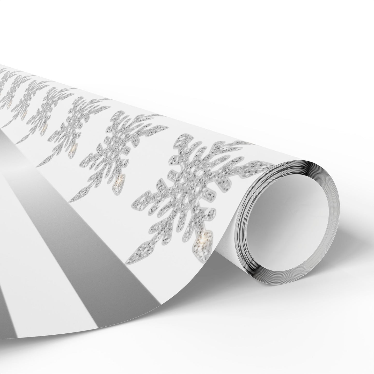 Elegant Snowflake Wrapping Paper for Holidays, Winter Celebrations, Gift Wrap, Christmas, Holiday Parties, Festive Occasions