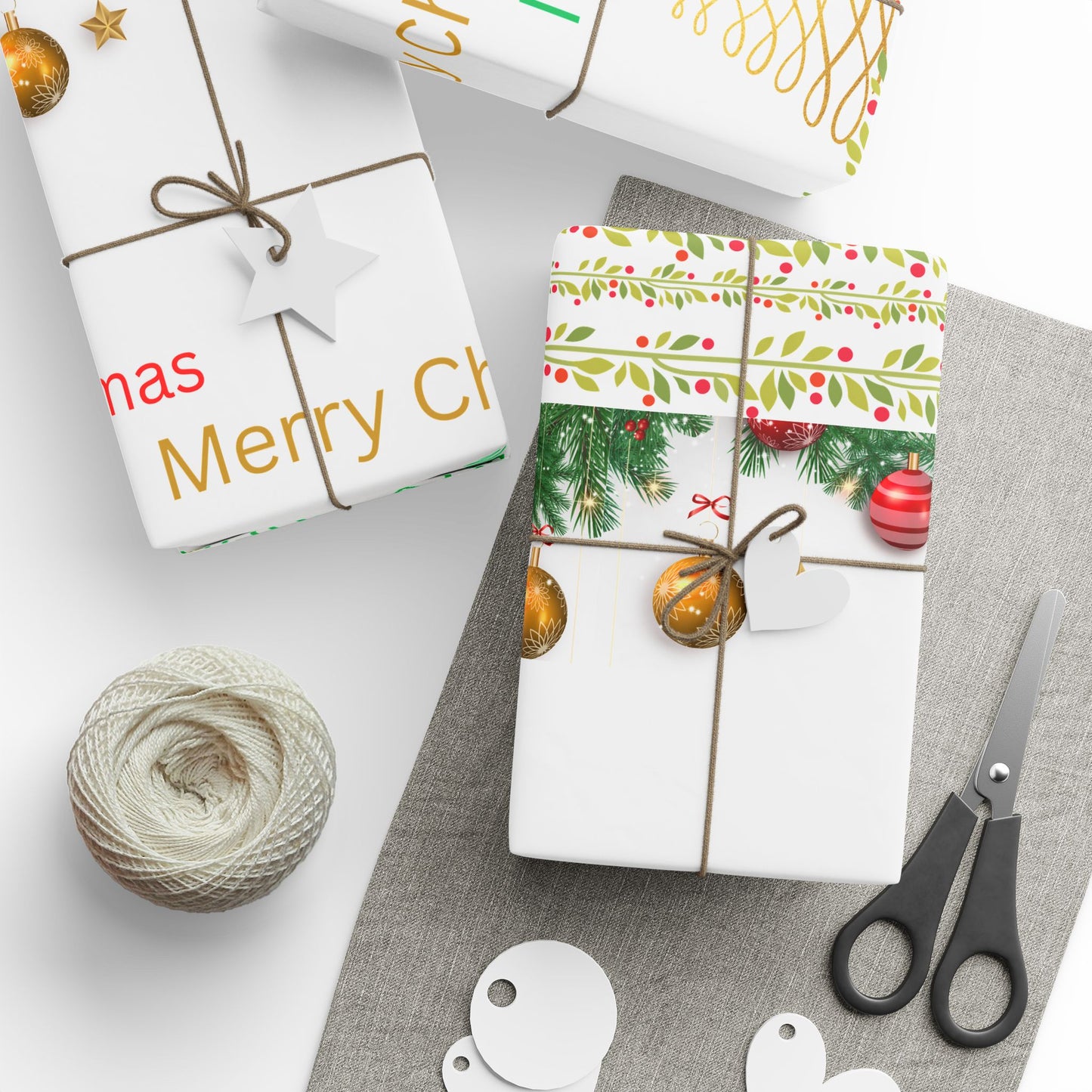 Festive Christmas Wrapping Paper, Holiday Gift Wrap for Christmas, Merry Christmas Decorations, Eco-Friendly Gift Wrap, Seasonal [...]
