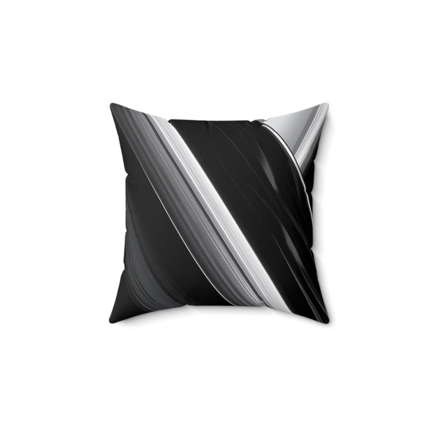 Modern Monochrome Pillow, Chic Home Decor, Striped Throw Pillow, Black and White Cushion, Minimalist Accent Pillow, Decorative Pillows