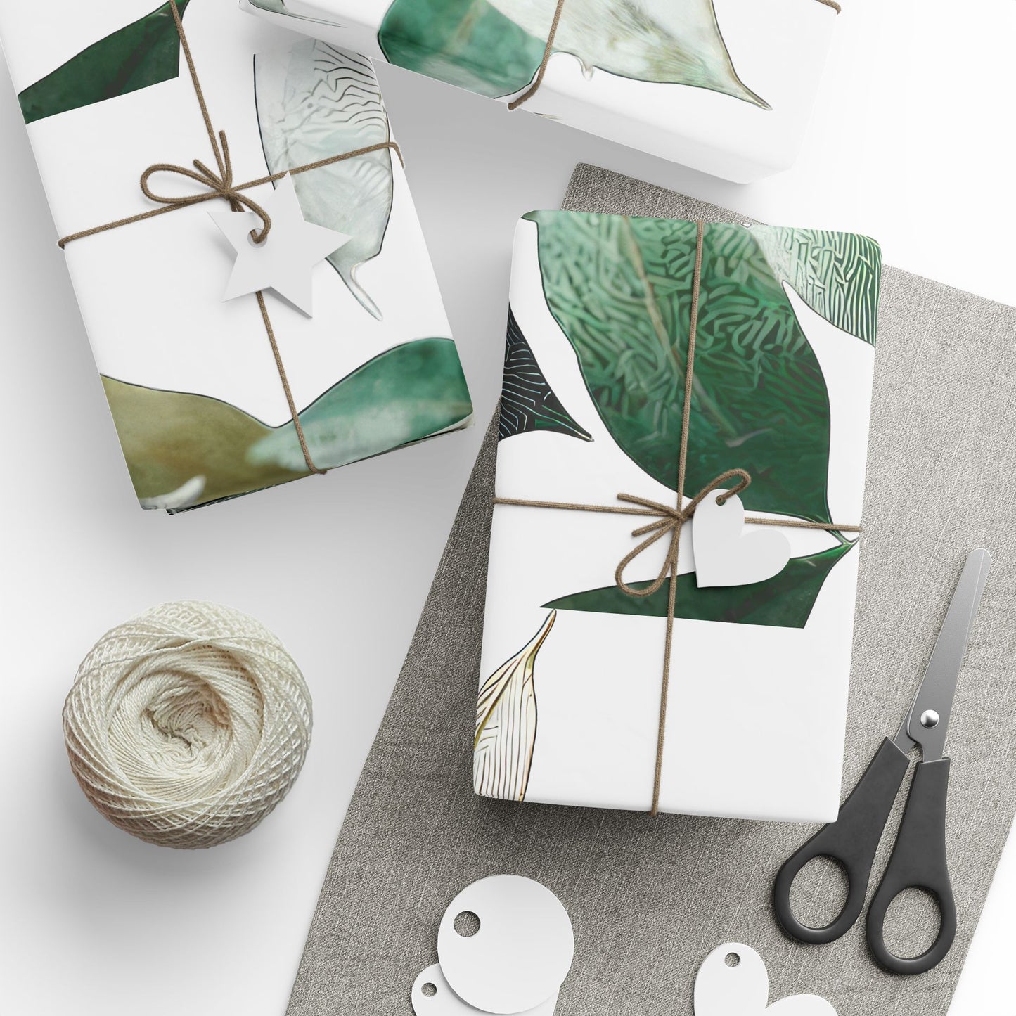 Elegant Botanical Wrapping Paper, Eco-Friendly Gift Wrap, Floral Gift Wrap, Wrapping for Birthdays, Holidays, Special Occasions