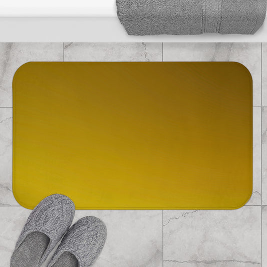 Sunny Yellow Bath Mat, Soft Bathroom Rug, Non-Slip Shower Mat, Home Decor, Gift for New Home, Bright Colors for Relaxation