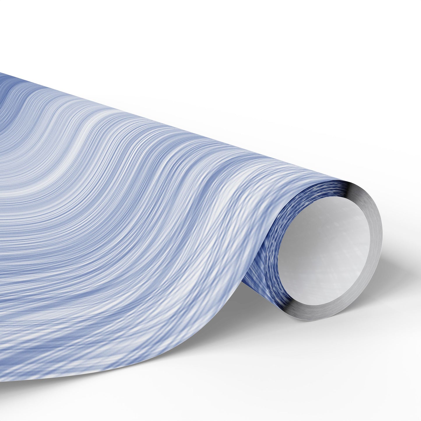 Elegant Blue Wave Wrapping Paper, Gift Wrap, Birthday, Wedding, Holiday, Unique Present Decoration, Eco-Friendly Wrapping