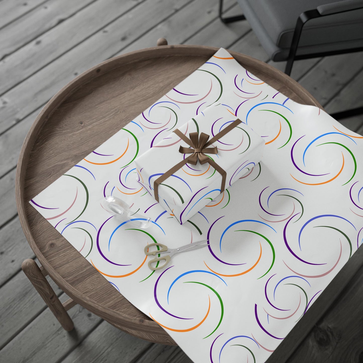 Colorful Swirl Gift Wrapping Paper, Decorative Gift Wrap Roll, Festival Wrapping Paper, Birthday and Celebration Wrap, Eco-Friendly [...]